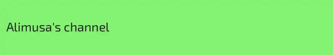 Alimusa's channel